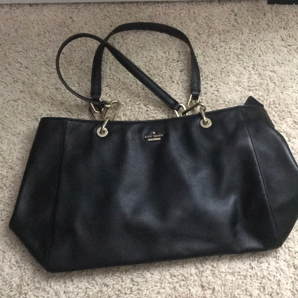 Kate Spade black leather purse